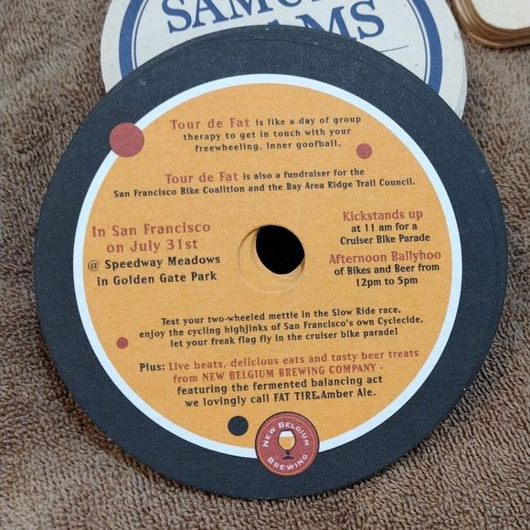 Samuel Adams Red Nectar Tour de Fat Heartland kinnikinick Pat o bundle coasters - Picture 10 of 10